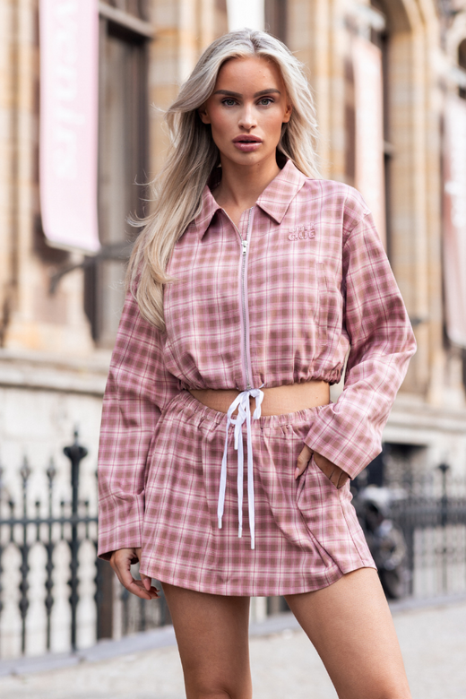 Leyla Jacket - Pink Check