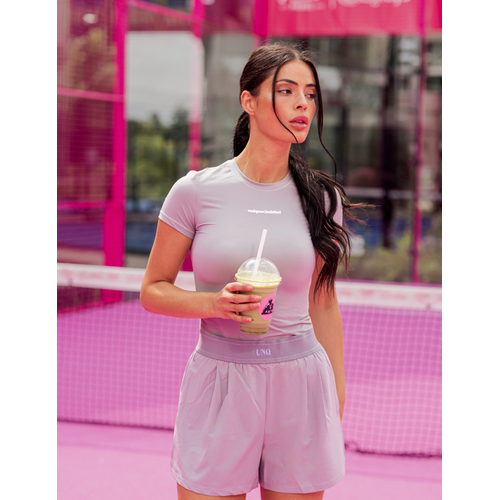 Unique The Label Giselle Short Sleeve - Light Grey Unique The Label Giselle Short Sleeve - Light Grey