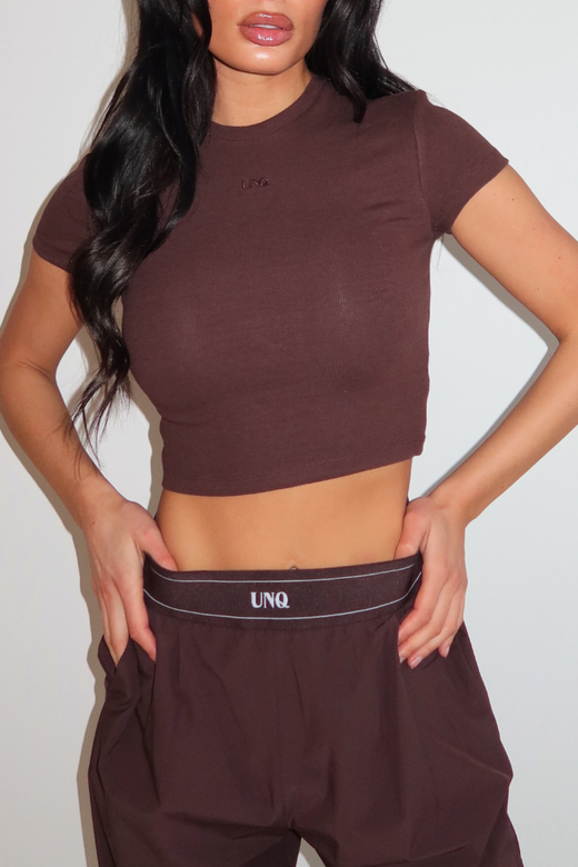 Gill Crop Tee - Cacao