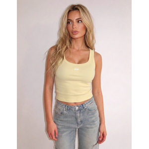 Unique The Label Gill Tank Top - Bright Yellow