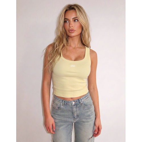 Unique The Label Gill Tank Top - Bright Yellow Unique The Label Gill Tank Top - Bright Yellow