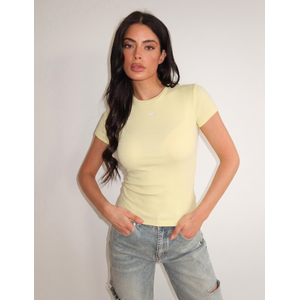 Unique The Label Dana Short Sleeve - Bright Yellow