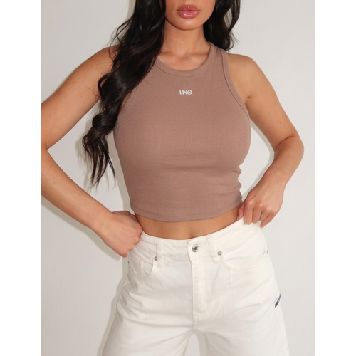 Unique The Label Dana Halter Top - Sandy Unique The Label Dana Halter Top - Sandy