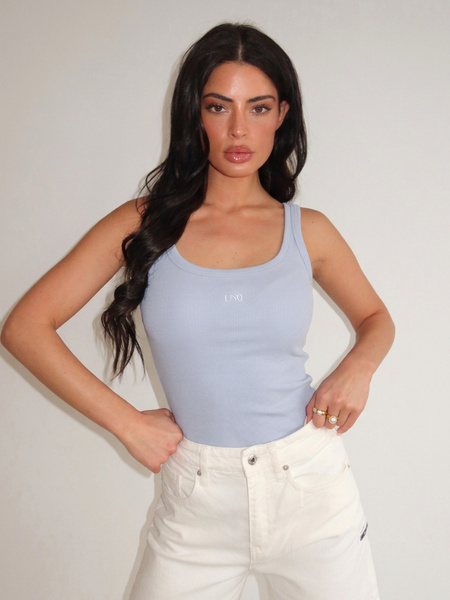Unique The Label Gill Tank Top - Vintage Blue Gill Tank Top - Vintage Blue