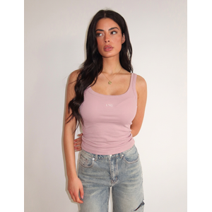 Unique The Label Gill Tank Top - Vintage Pink