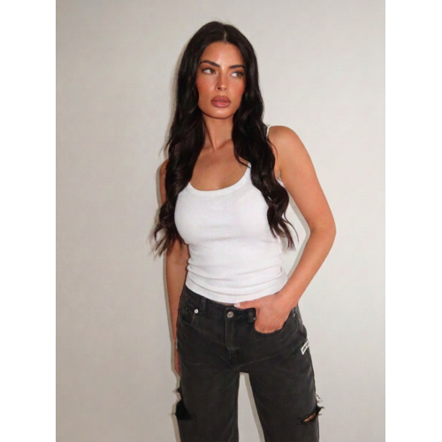 Unique The Label Gill Tank Top - White Unique The Label Gill Tank Top - White