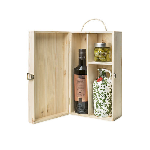 SLAMA HUILES - Coffret cadeau OLEIVA #2 bouteilles d'huile d'olive Extra  Vierge 250 ml #Une huile intense puissante en bouche# Une huile douce  #Domaine Le Baron. #Idée cadeau pour amateur souhaitant découvrir