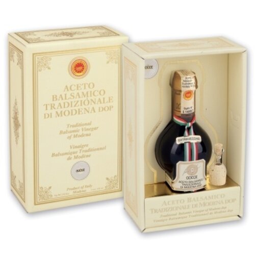 Gocce  Balsamico Extravecchio (sehr alt) in Geschenkbox