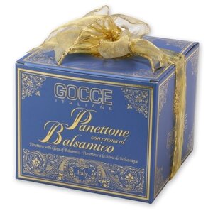 Gocce  Panettone met Balsamico cream
