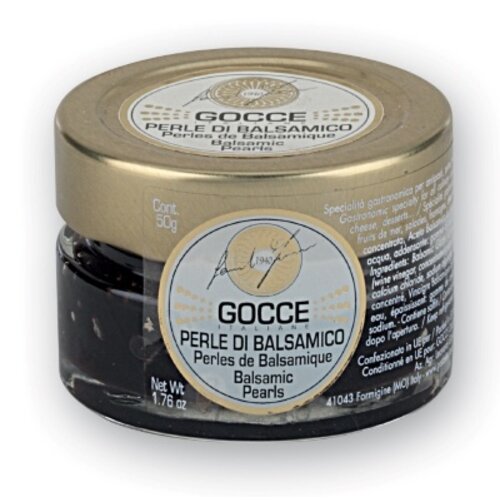 Gocce  Delicious balsamic caviar pearls from no less than 10 years of matured balsamic IGP