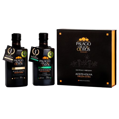 Palacio de los Olivos Palacio de los Olivos DUO gift box with 250ml arbequina & 250ml picual olive oil