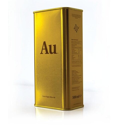 Aceites Unicos AU box met 2 gouden blikken Extra vierge olijfolie