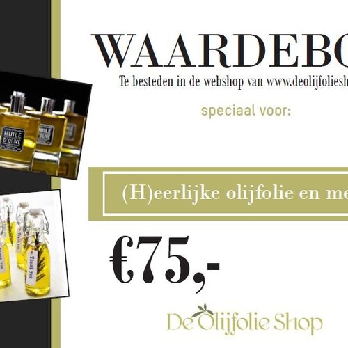 De waardebon voor liefhebbers van extra vierge olijfolie en delicatessen