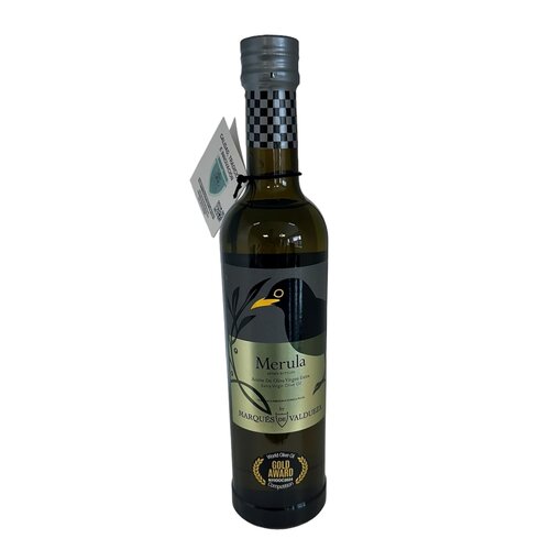 Marques de Valdueza Merula Extra Virgin olive oil in bottle or bulk packaging