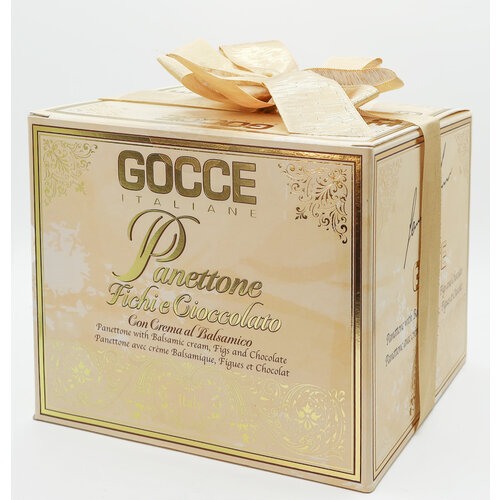 Gocce  Panettone Vijg, chocolade en Balsamico cream