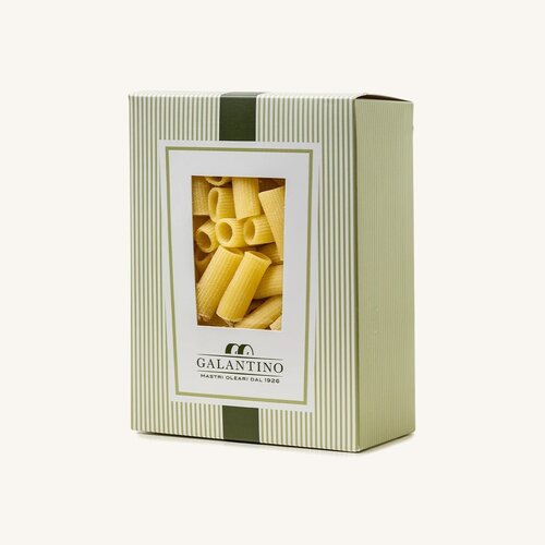 Galantino 100% Durum pasta, brons getrokken, langzaam gedroogd Galantino 100% Durum pasta, brons getrokken, langzaam gedroogd