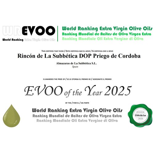 Almazaras de la Subbética Rincón de la Subbética olive oil - ORGANIC Almazaras de la Subbética Rincón de la Subbética olive oil - ORGANIC