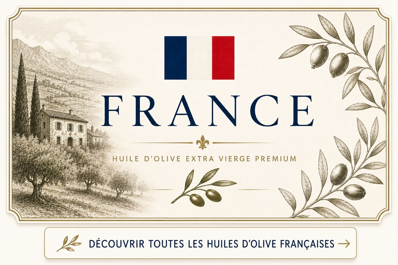 Naar franse olijfolie
