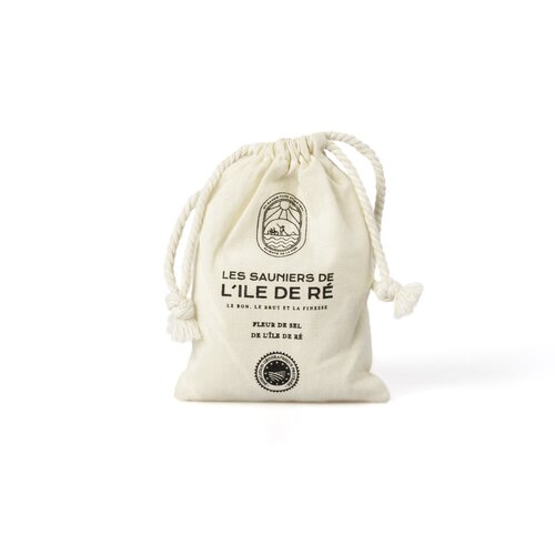 Fleur de Sel l'île de Ré Fleur de Sel l'île de Ré in canvas bag IGP Fleur de Sel l'île de Ré Fleur de Sel l'île de Ré in canvas bag IGP