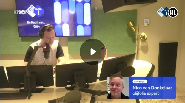 Radio interview about olive oil