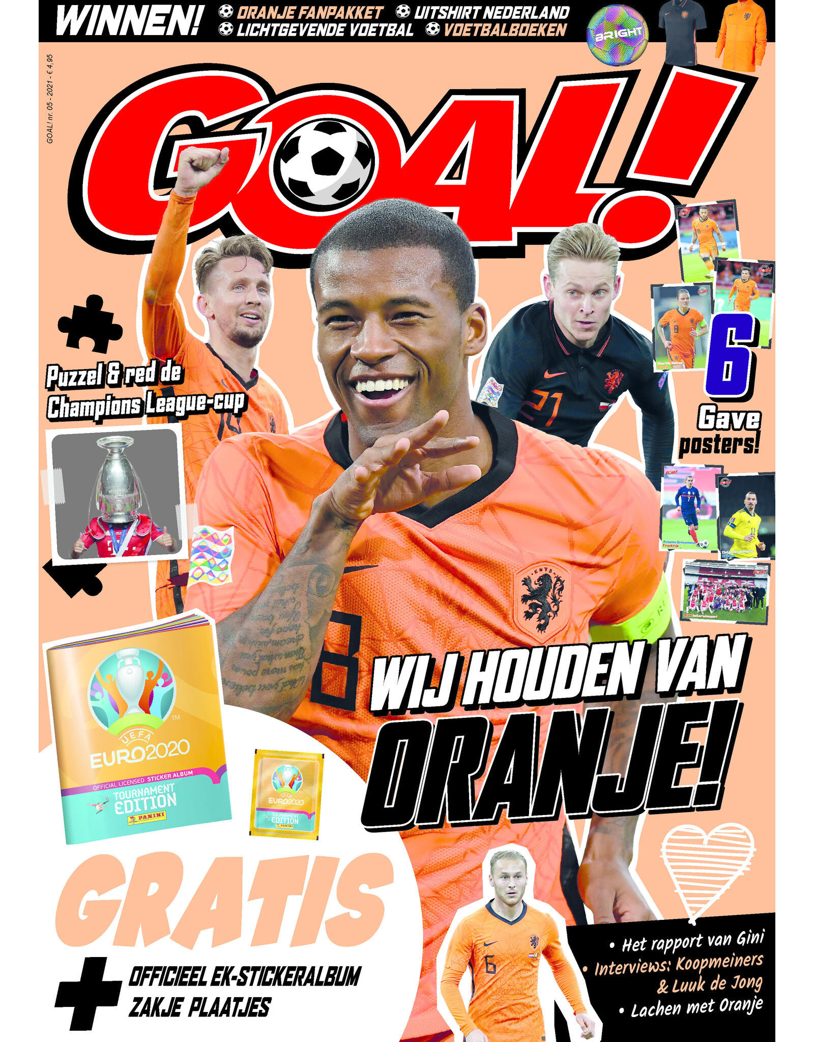 leraar Bemiddelaar Bakkerij GOAL! - Het tijdschrift voor de jonge voetballiefhebber - Nr. 5 2021 - GOAL!  Magazine