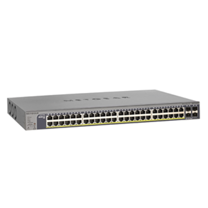 Netgear PROSAFE GS752TP switch + 4 dedicated SFP