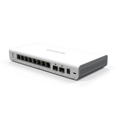 Netgear INSIGHT 1G-10P-POE SWITCH PoE Smart Cloud Desktop Switch w/2 SFP Fiber Ports