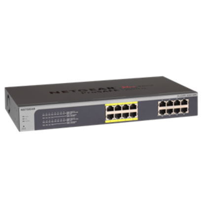 Netgear 16-PORT GIGABIT POE PLUS Switch - onbeheerd - 8 x 10/100/1000 (PoE)