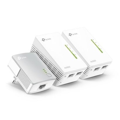 TP-LINK TL-WPA4220T KIT 300 Mbit/s Ethernet LAN Wi-Fi Wit 3 stuk(s)