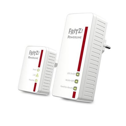 AVM FRITZ!Powerline 540E WLAN Set International 500 Mbit/s Ethernet LAN Wi-Fi Wit 2 stuk(s)