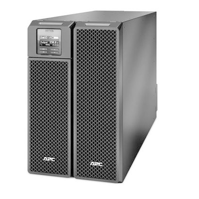 APC Smart-UPS On-Line SRT8KXLI - Noodstroomvoeding, 6x C13, 4x C19, hardwire 1 fase uitgang, Embedded NMC, tower, 8000VA