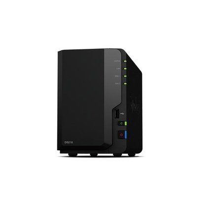 Synology DiskStation DS218 data-opslag-server RTD1296 Ethernet LAN Desktop Zwart NAS