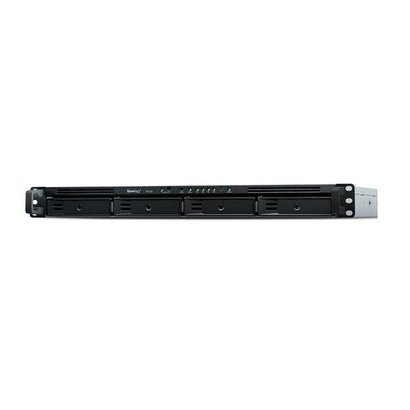 Synology RX418 disk array Rack (1U) Zwart, Grijs