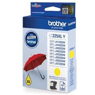 Brother LC-225XLY inktcartridge Origineel Geel 1 stuk(s)