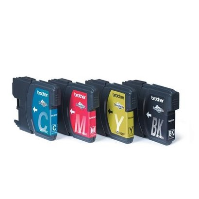 Brother LC-1100VALBP inktcartridge Origineel Zwart, Cyaan, Magenta, Geel Multipack 4 stuk(s)