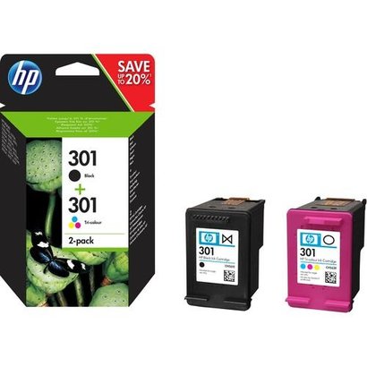 HP 301 Origineel Zwart, Cyaan, Magenta, Geel Multipack