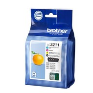 Brother LC-3211VAL inktcartridge Origineel Zwart, Cyaan, Magenta, Geel Multipack