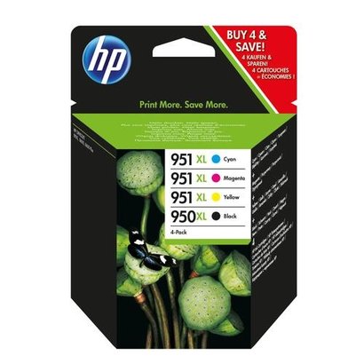 HP 950XL/951XL Origineel Zwart, Cyaan, Magenta, Geel Multipack 4 stuk(s)