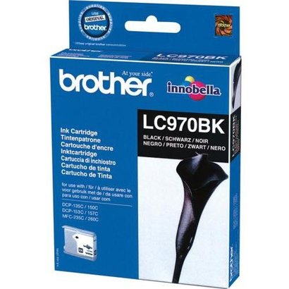 Brother LC-970BKBP inktcartridge Origineel Zwart 1 stuk(s)