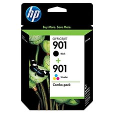 HP 901XL High Yield Black/901 Tri-color 2-pack Origineel Zwart, Cyaan, Magenta, Geel