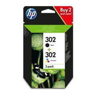 HP 302 Origineel Zwart, Cyaan, Magenta, Geel Multipack