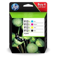 HP 912XL Origineel Zwart, Cyaan, Magenta, Geel Multipack 4 stuk(s)