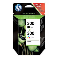 HP 300 Origineel Zwart, Cyaan, Magenta, Geel Multipack 2 stuk(s)