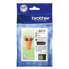 Brother LC-3217VAL inktcartridge Origineel Zwart, Cyaan, Magenta, Geel