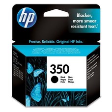 HP 350 Black Inkjet Print Cartridge Origineel Zwart 1 stuk(s)