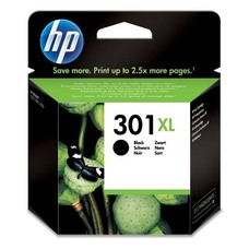 HP 301XL Black Ink Cartridge Origineel Zwart