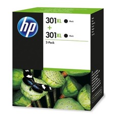 HP 301XL Origineel Zwart 2 stuk(s)