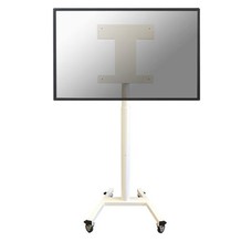 Newstar Mobile Flatscreen Floor Stand - (height: 115 cm) - only VESA 400x400 mm White 32-55inch