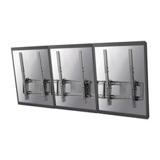 Newstar Flat Screen Wall Mount for menu board -3 screens - portrait