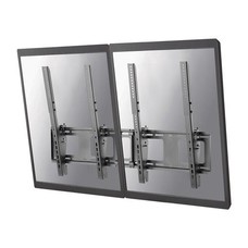 Newstar Flat Screen Wall Mount for menu board -2 screens - portrait